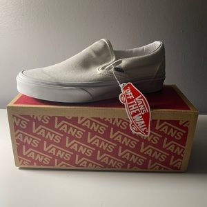 BRAND NEW White Classic Slip-On Vans